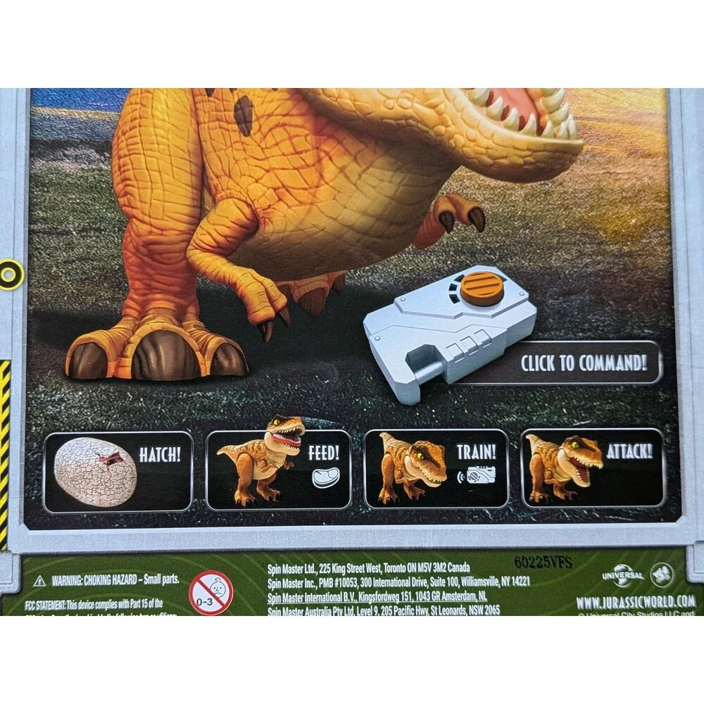Jurassic World Park Primal Hatch T-REX Tyrannosaurus Rex Dinosaur Egg Toy